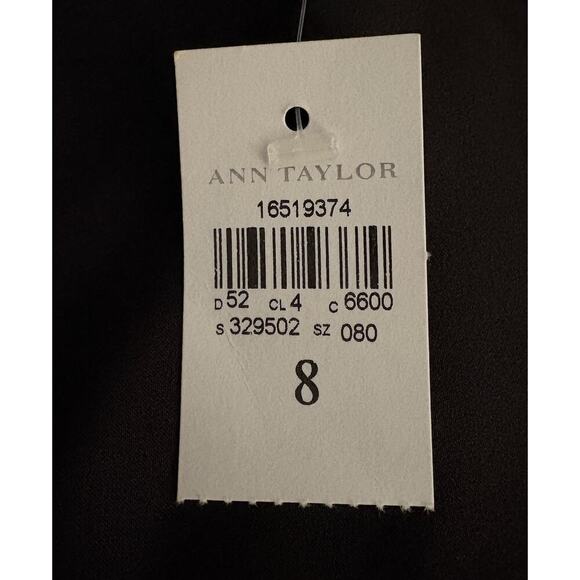 NWT Ann Taylor Black White Geometric Print Pencil Skirt Career Womens 8 (1566) - Picture 6 of 10